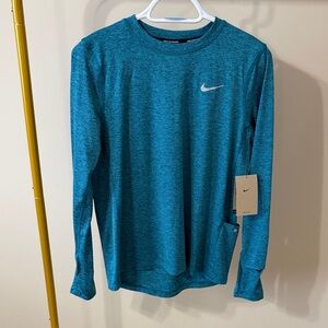 Nike Men's Teal Long Sleeve Tee